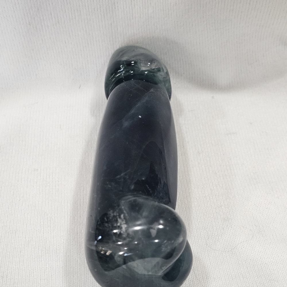 Rainbow Fluorite Crystal Peen Sculpture - Picture 3 of 5